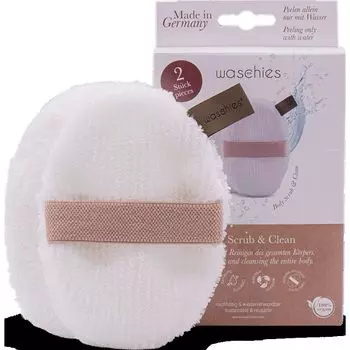Скраб для тела и очищающая подушечка Clean waschies, 2 шт.