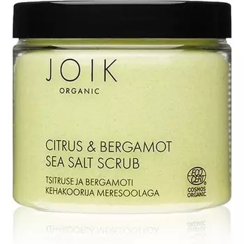 Скраб для тела Joik унисекс 240 грамм веганский цитрус/бергамот лайм Joik Organic