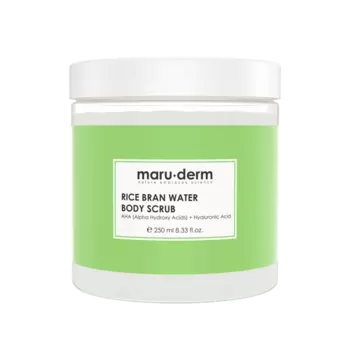 Скраб для тела на основе рисовых отрубей, 250 мл Maru.Derm