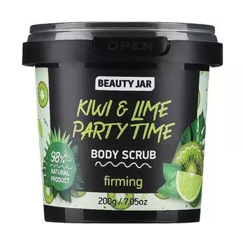 Скраб для тела с ароматом киви и лайма Beauty Jar, 200 гр