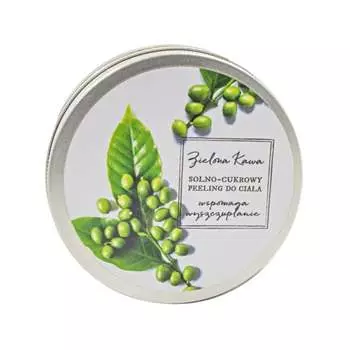Скраб для тела с солью и сахаром, Зеленый кофе, 220 г Soap&Friends