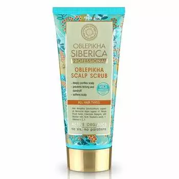 Скраб для волос Oblepikha Exfoliante Todo Tipo De Cabello Natura Siberica, 200 мл