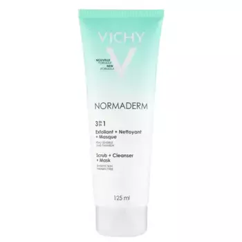 Скраб, очищающее средство и маска Normaderm 3-в-1 (125 мл) Vichy