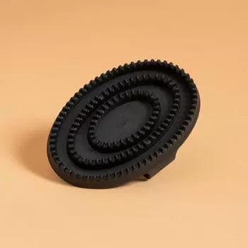 Скребница Fouganza для чистки лошади, черный