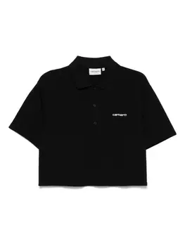 Скрипт поло топ Carhartt WIP, черный