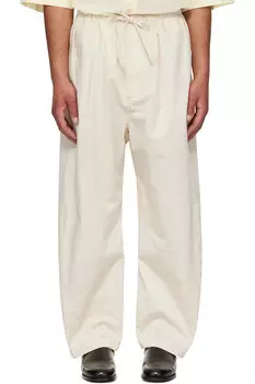 Скрученные поверх брюк Lemaire, белый