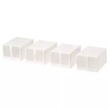 SKUBB СКУББ Коробка для обуви, белый, 22x34x16 см IKEA