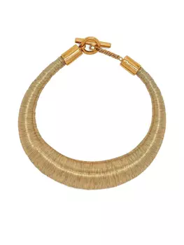 Скульптурный браслет Jil Sander, золотой