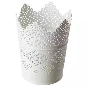 SKURAR СКУРАР Подсвечник, белый, 11 см IKEA