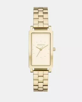 SKW3098 Женские часы из золотой стали Skagen, золотой