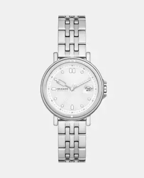 SKW3134 стальные женские часы Skagen, серебрянный