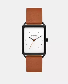 SKW6929 Светло-коричневые кожаные мужские часы Skagen