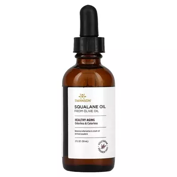 Сквалановое масло Swanson, 59 мл