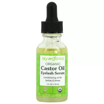 Sky Organics, сыворотка для ресниц с органическим касторовым маслом, 30 мл (1 жидк. унция)