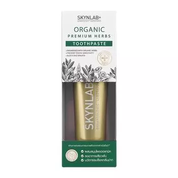 Skynlab Зубная паста Organic Premium Herbs 100 г, Green