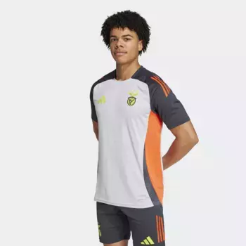 SL Benfica 2024/2025 Tiro24 Тренировочная майка Мужская рубашка Adidas, серый