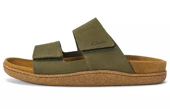 Слайд Мужской Оливковый Clarks