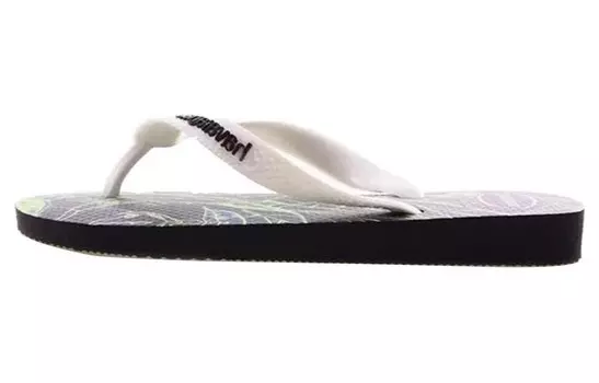 Слайд унисекс черный/белый Havaianas