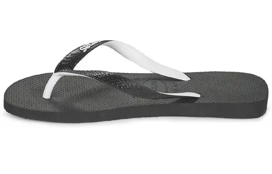 Слайд унисекс черный/белый Havaianas