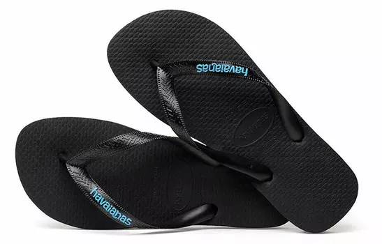 Слайд унисекс черный/синий Havaianas