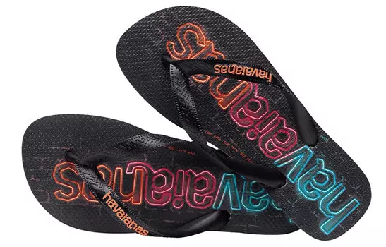 Слайд унисекс графитовый черный Havaianas