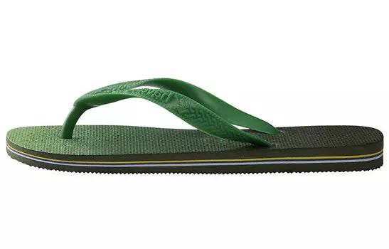 Слайд унисекс зеленый/черный Havaianas