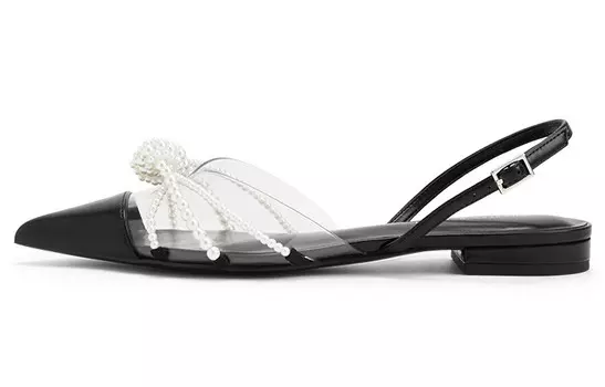 Слайд женский черный Charles&Keith