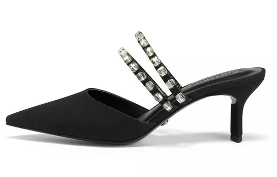 Слайд женский черный Charles&Keith