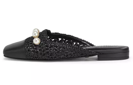 Слайд женский черный Charles&Keith