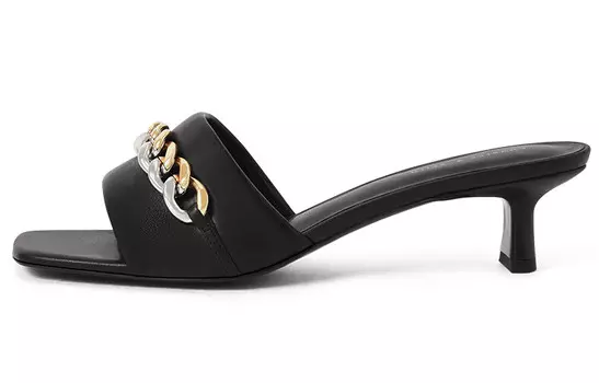 Слайд женский черный Charles&Keith