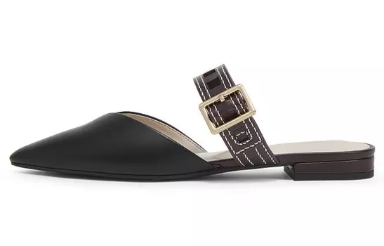 Слайд женский черный Charles&Keith