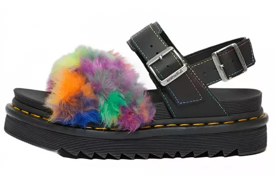 Слайд женский черный Dr.Martens