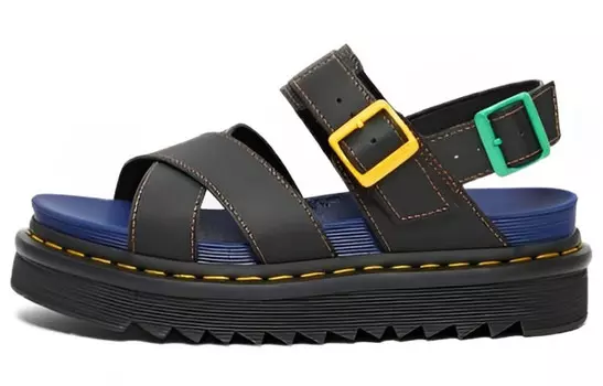 Слайд женский черный Dr.Martens