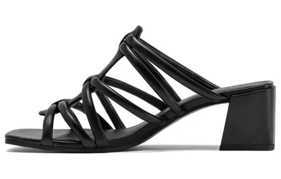 Слайд женский черный Ecco