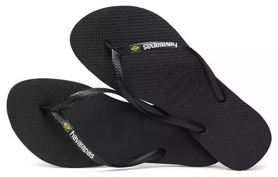 Слайд женский черный Havaianas