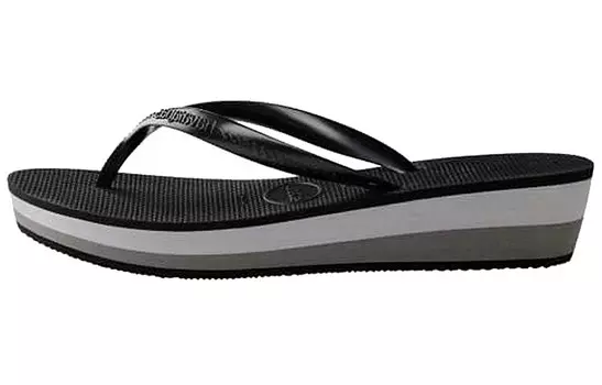 Слайд женский черный/серый Havaianas