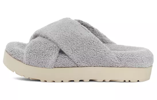 Слайд женский металлик серый Ugg