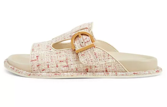 Слайд женский молочно-белый Charles&Keith