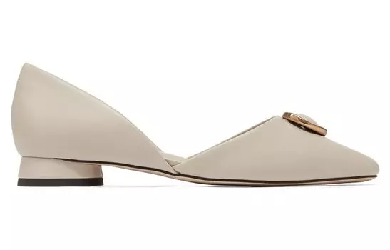 Слайд женский молочно-белый Charles&Keith