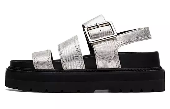 Слайд женский серебряный Clarks