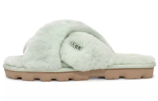 Слайд женский винтажный мятный цвет Ugg