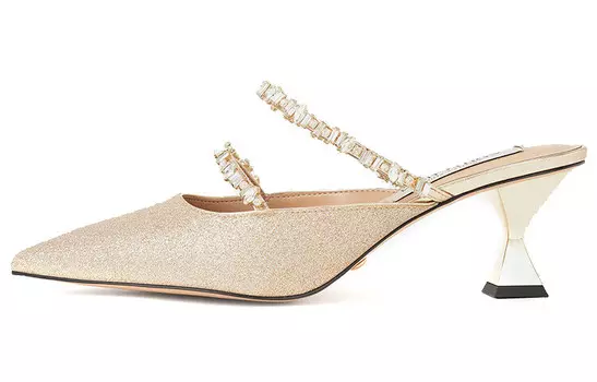 Слайд женский золотой Charles&Keith