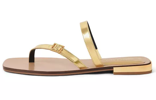 Слайд женский золотой Charles&Keith