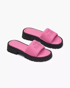 Слайдеры The Lug Sole Slide Marc Jacobs, цвет Bow Pink