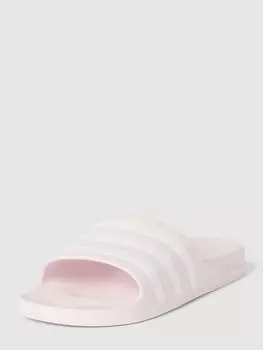 Слайды с характерными полосками на этикетке, модель 'ADILETTE AQUA' ADIDAS SPORTSWEAR, сиреневый