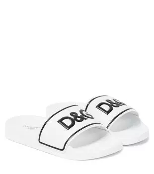 Слайды с логотипом Dolce&Gabbana Kids, черный