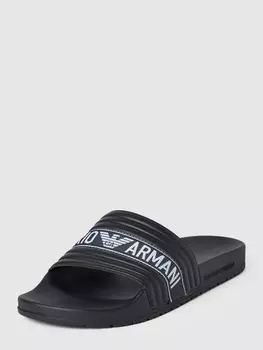 Слайды с подробностями этикетки Emporio Armani, черный