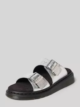 Слайды с пряжками модель 'JOSEF' Dr. Martens, серебряный
