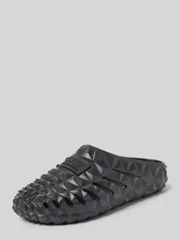 Слайды с тиснением этикетки модель «ПРИЗМА» EA7 Emporio Armani, черный