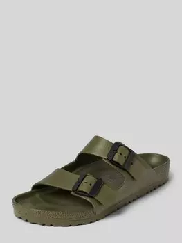 Слайды с застежкой-пряжкой модель «Аризона» Birkenstock, оливковый